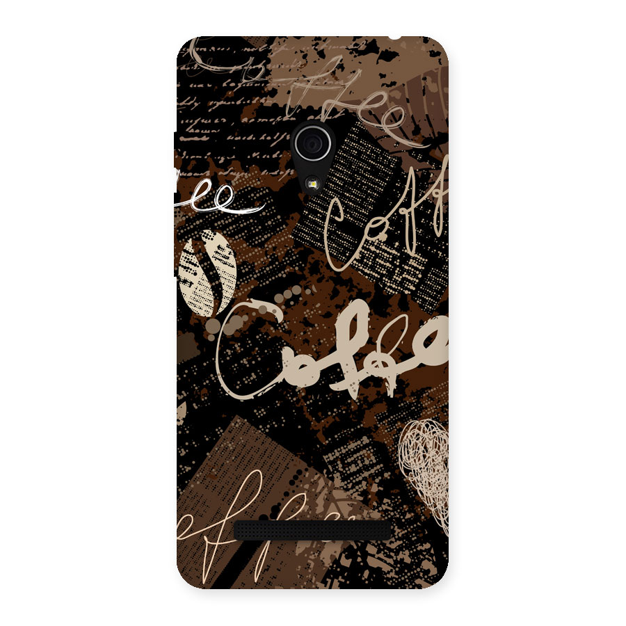 Coffee Scribbles Back Case for Zenfone 5