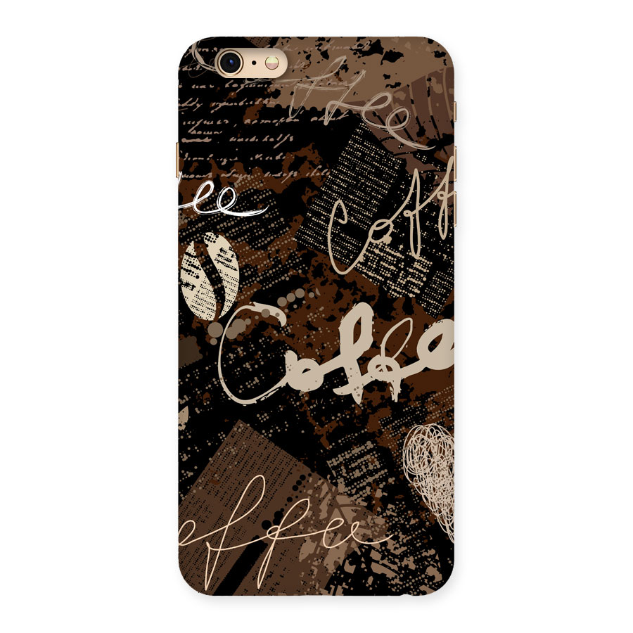 Coffee Scribbles Back Case for iPhone 6 Plus 6S Plus