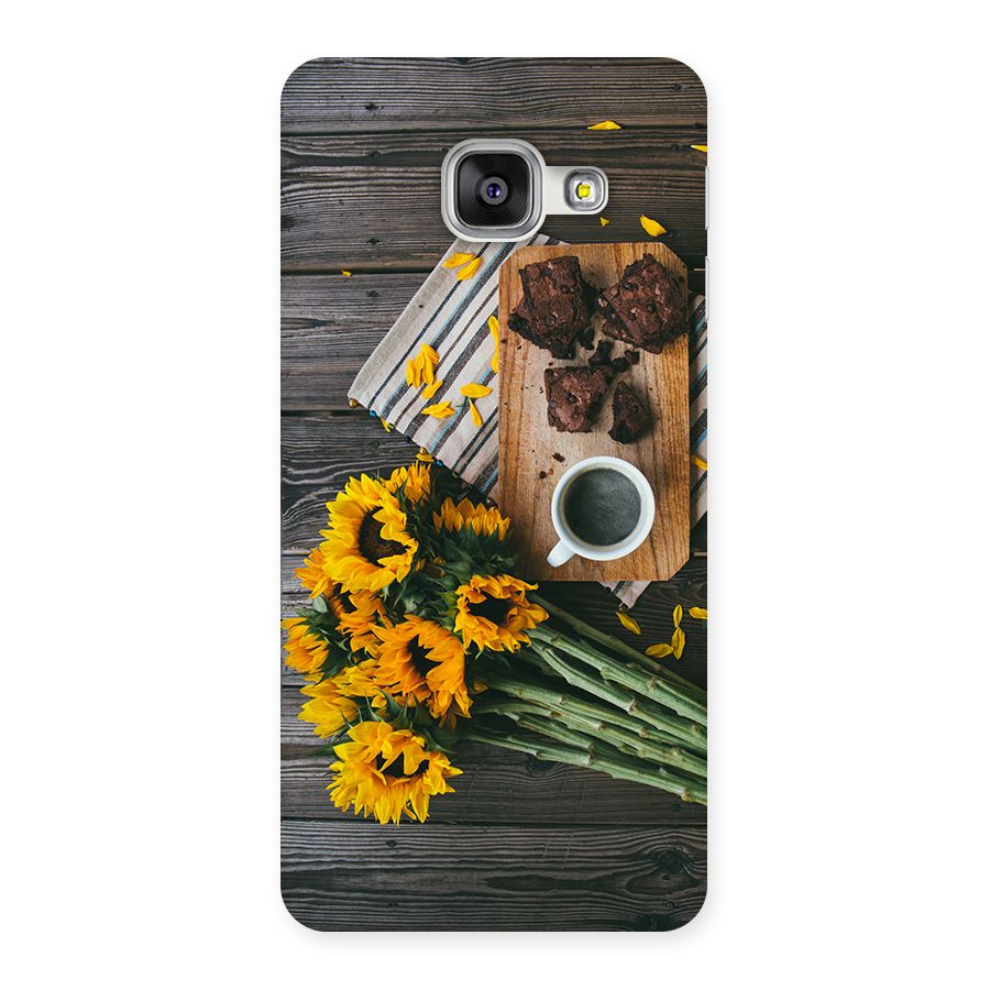 Coffee and Flowers Back Case for Galaxy A3 2016