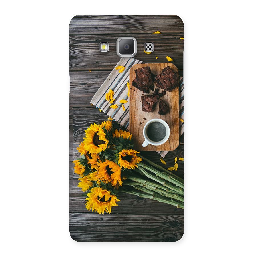 Coffee and Flowers Back Case for Galaxy A7
