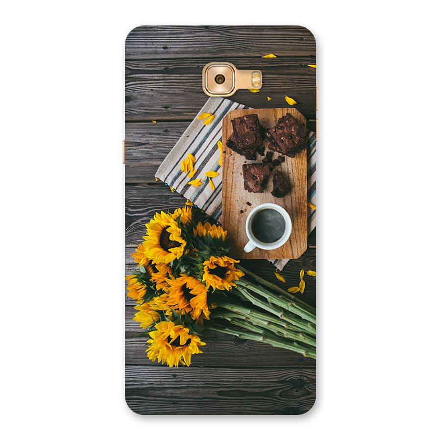 Coffee and Flowers Back Case for Galaxy C9 Pro