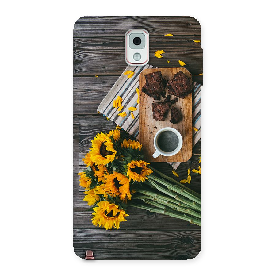 Coffee and Flowers Back Case for Galaxy Note 3