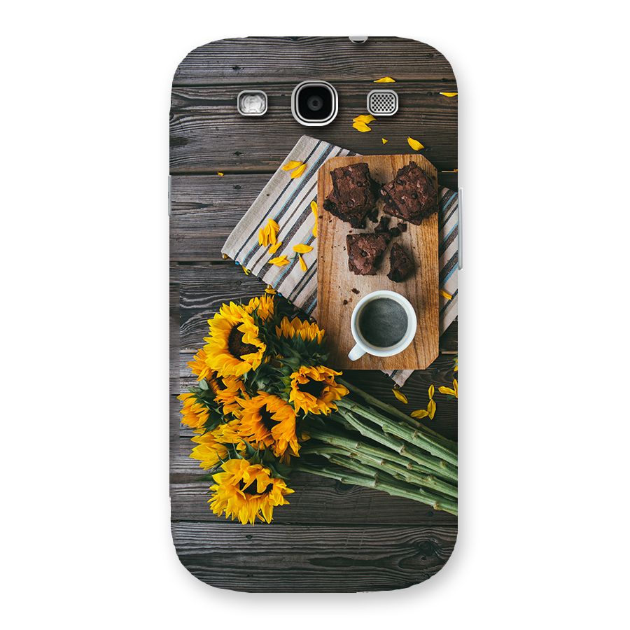 Coffee and Flowers Back Case for Galaxy S3