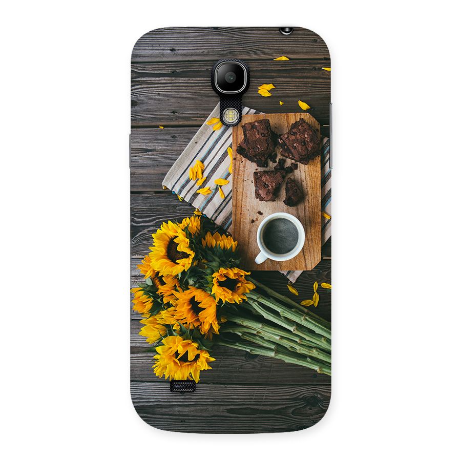 Coffee and Flowers Back Case for Galaxy S4 Mini
