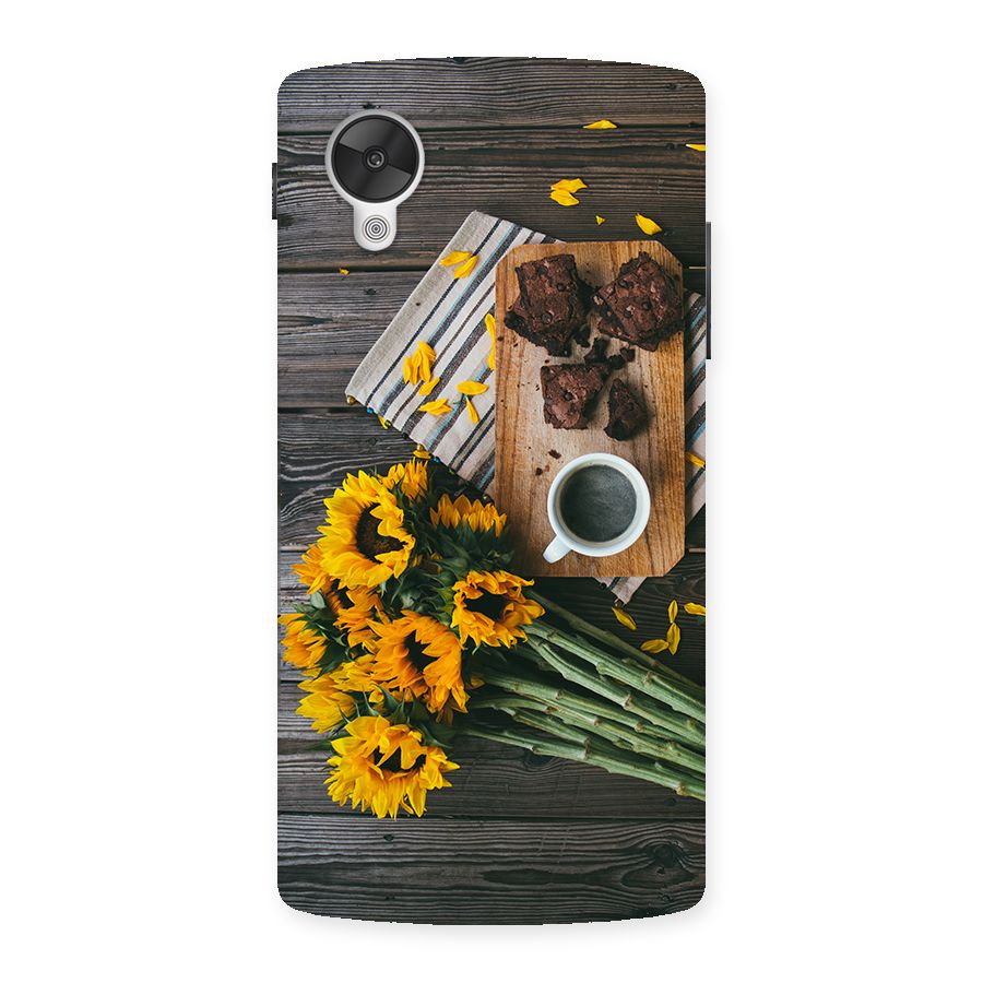 Coffee and Flowers Back Case for Google Nexsus 5