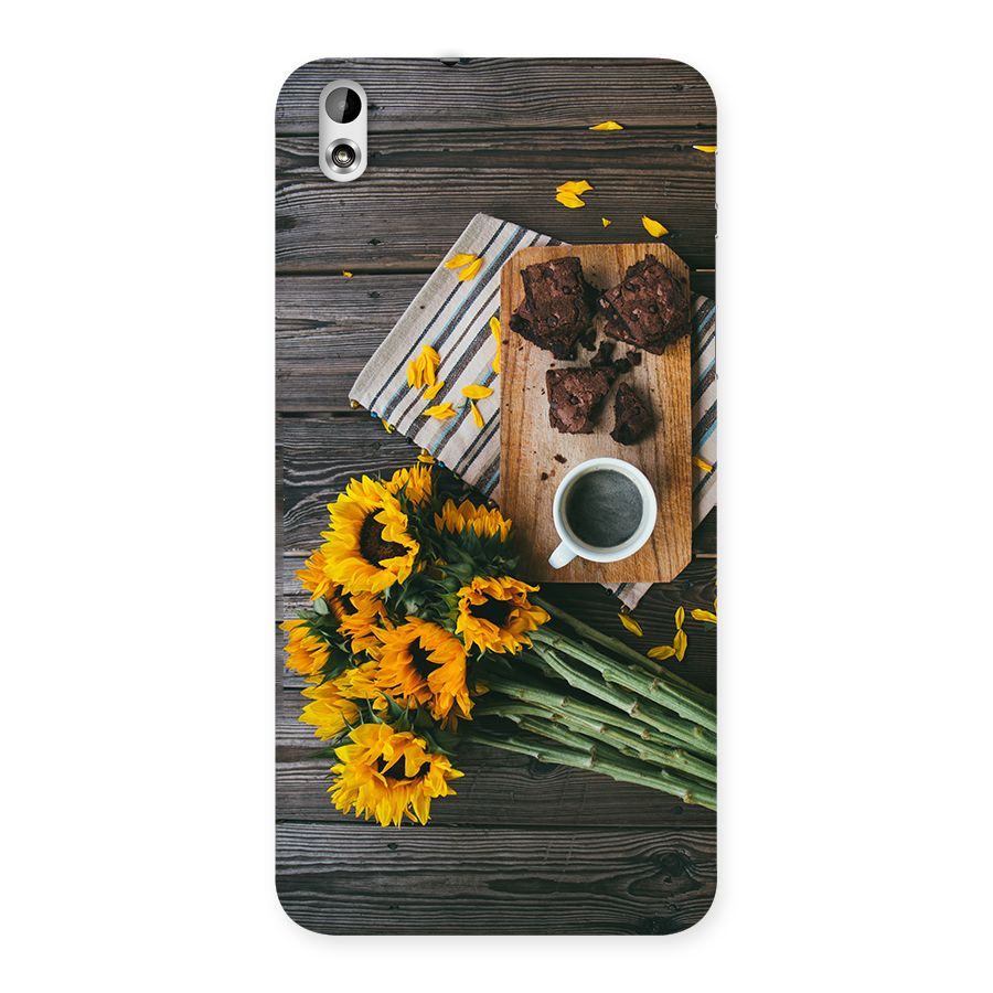 Coffee and Flowers Back Case for HTC Desire 816g