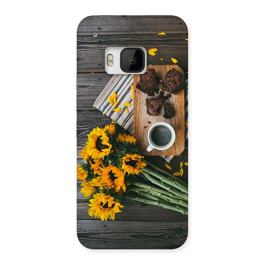 Coffee and Flowers Back Case for HTC One M9