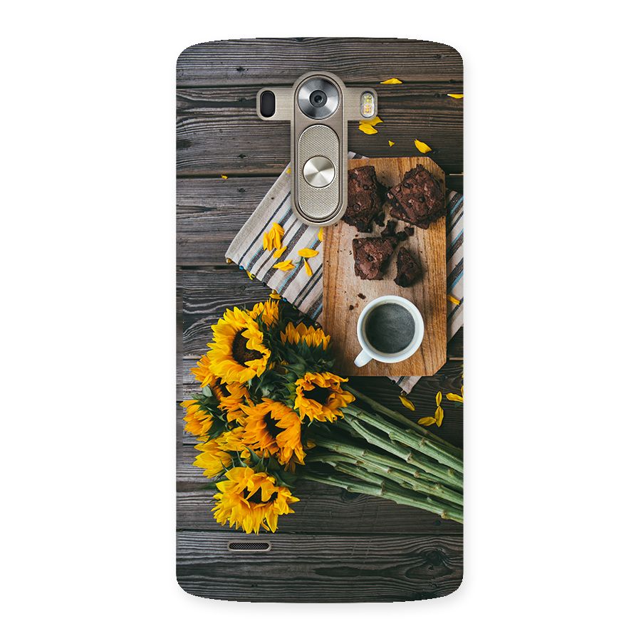 Coffee and Flowers Back Case for LG G3