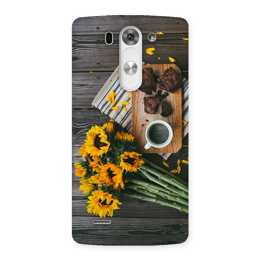 Coffee and Flowers Back Case for LG G3 Mini