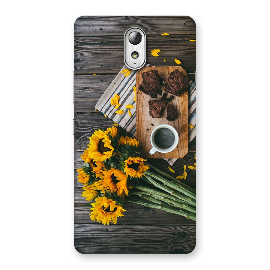 Coffee and Flowers Back Case for Lenovo Vibe P1M