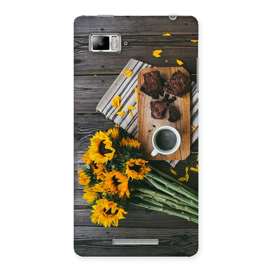 Coffee and Flowers Back Case for Lenovo Vibe Z K910