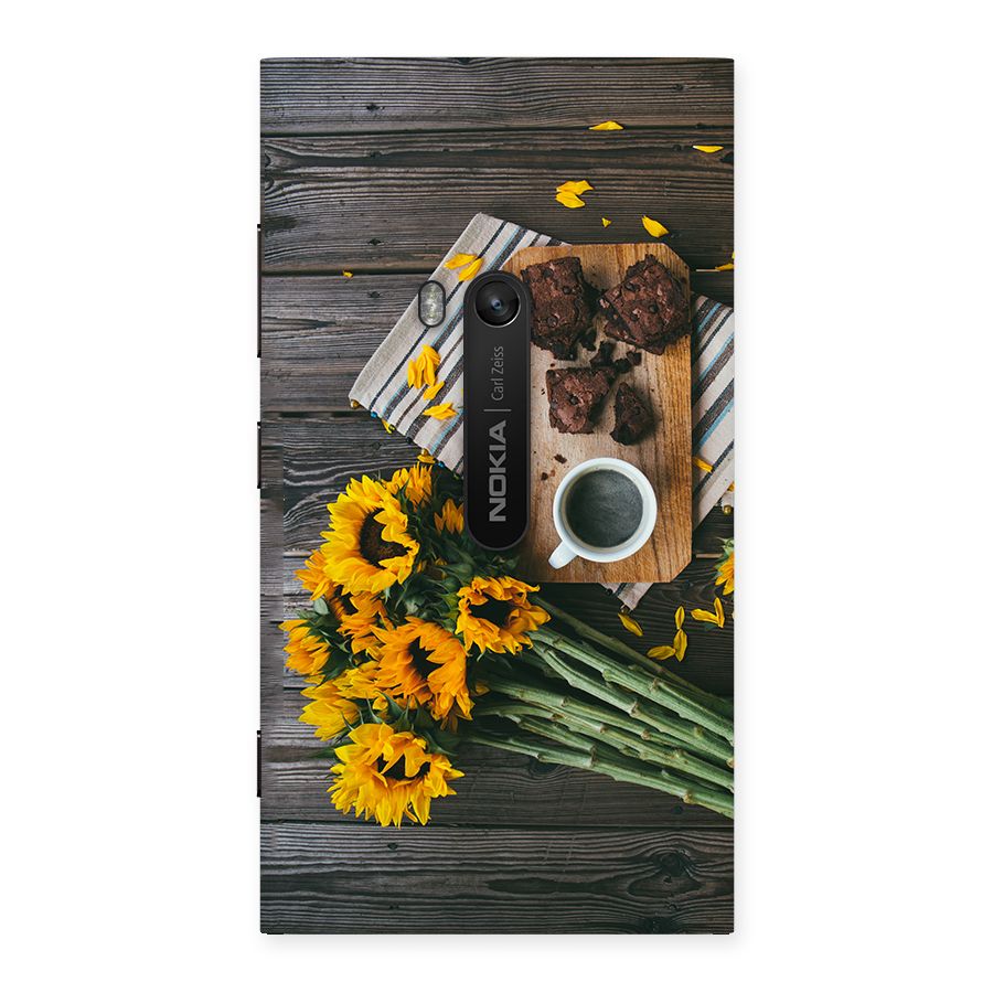 Coffee and Flowers Back Case for Lumia 920