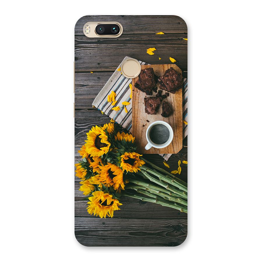 Coffee and Flowers Back Case for Mi A1