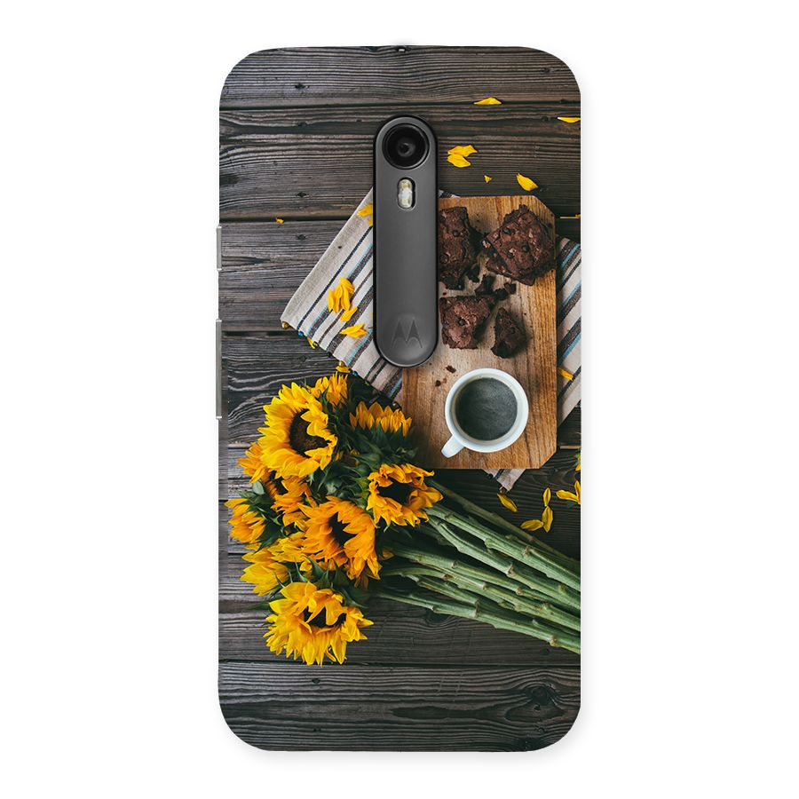 Coffee and Flowers Back Case for Moto G3