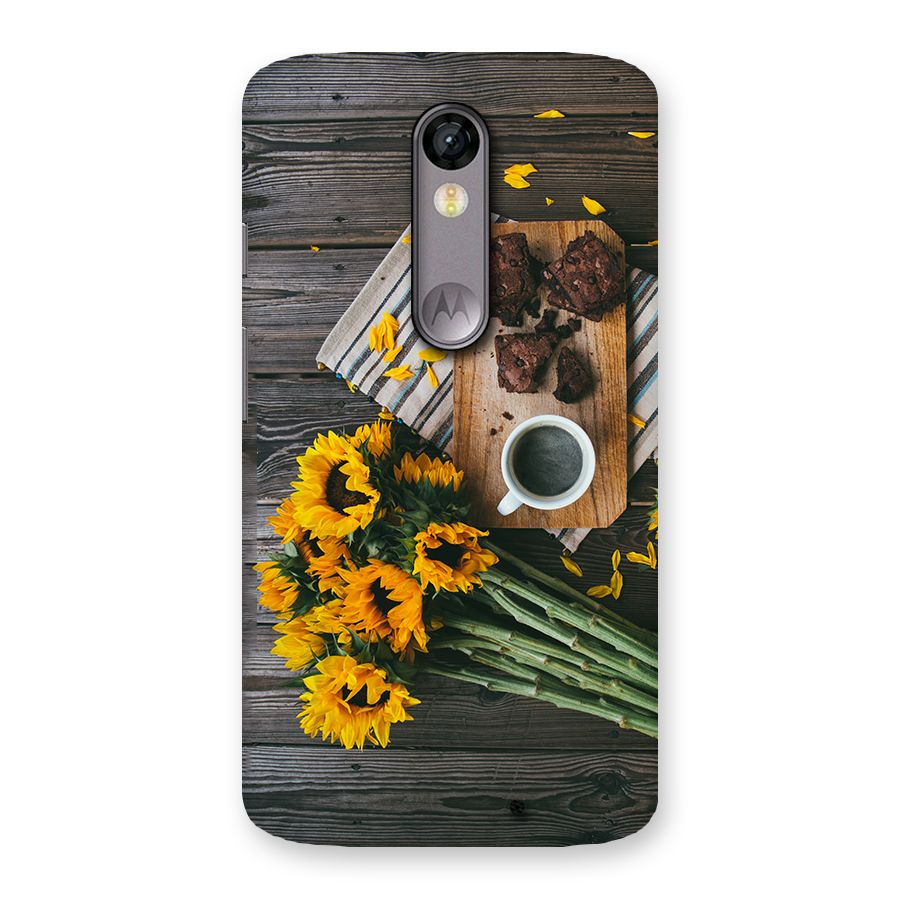 Coffee and Flowers Back Case for Moto X Force