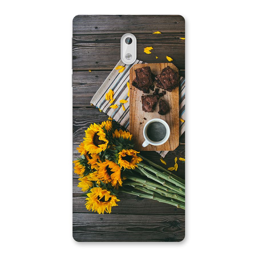 Coffee and Flowers Back Case for Nokia 3