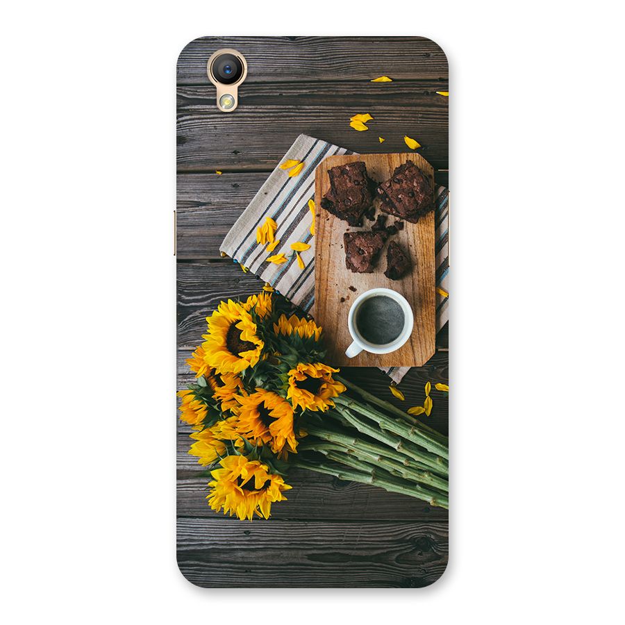 Coffee and Flowers Back Case for Oppo A37
