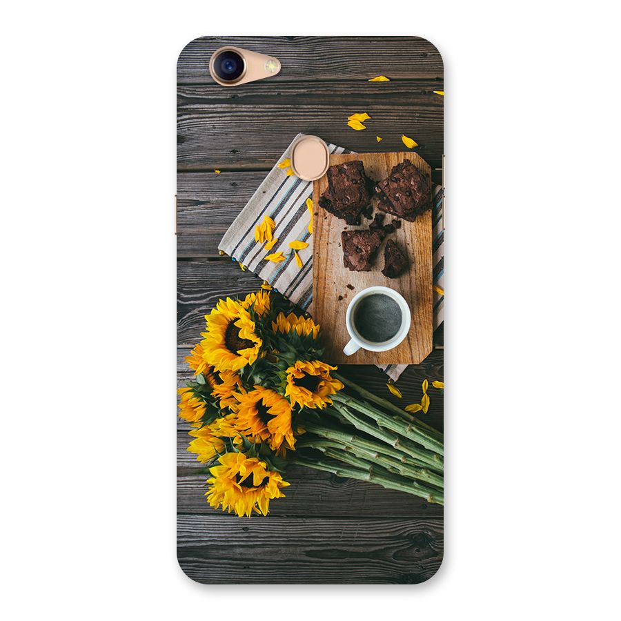 Coffee and Flowers Back Case for Oppo F5