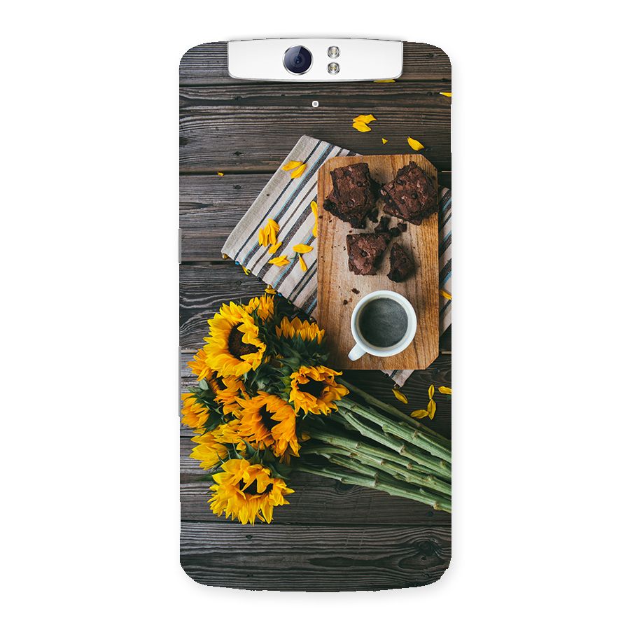 Coffee and Flowers Back Case for Oppo N1