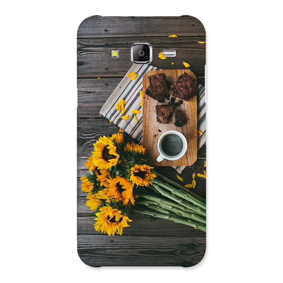 Coffee and Flowers Back Case for Samsung Galaxy J5