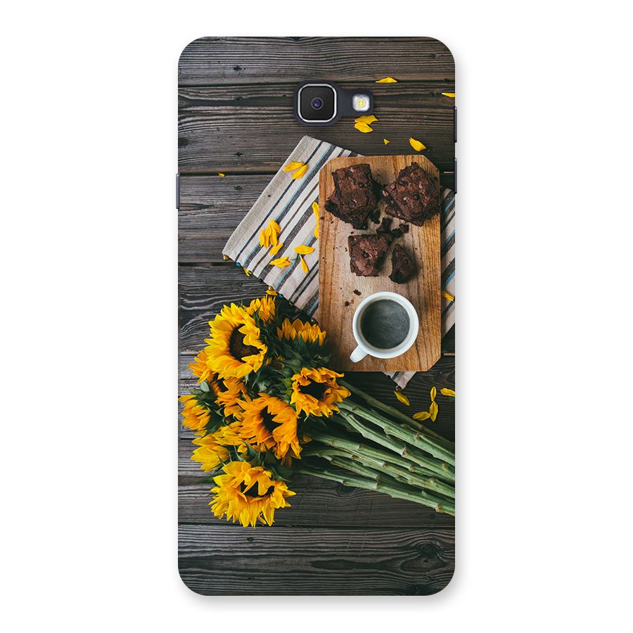Coffee and Flowers Back Case for Samsung Galaxy J7 Prime