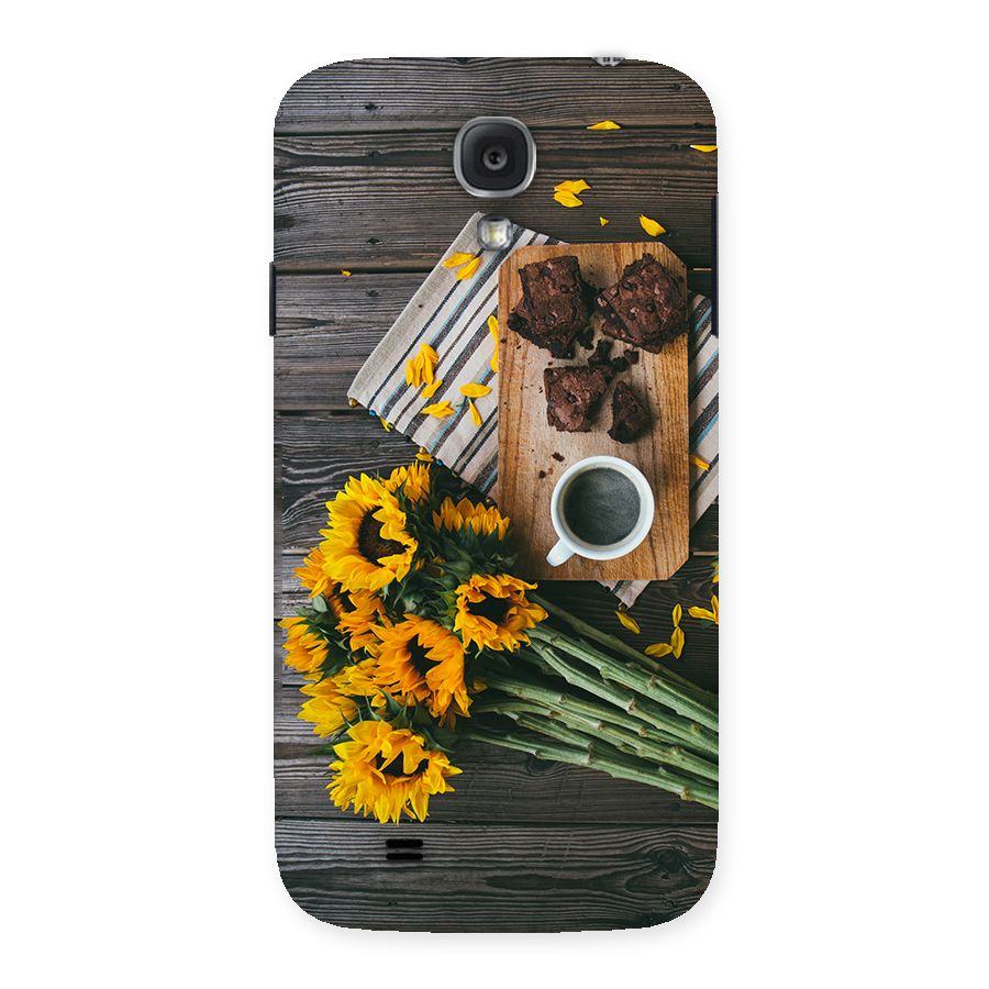 Coffee and Flowers Back Case for Samsung Galaxy S4