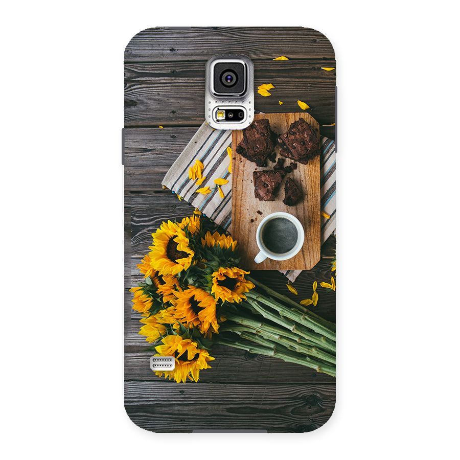 Coffee and Flowers Back Case for Samsung Galaxy S5