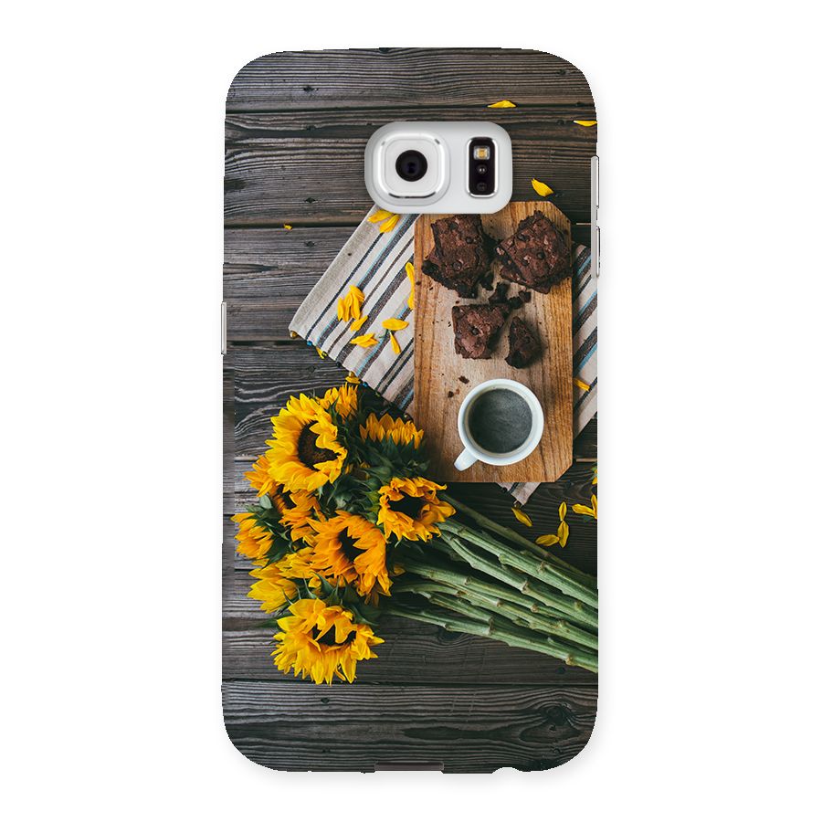 Coffee and Flowers Back Case for Samsung Galaxy S6