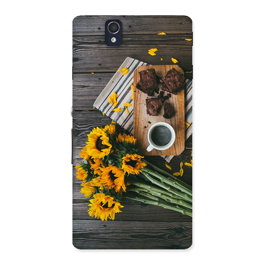 Coffee and Flowers Back Case for Sony Xperia Z