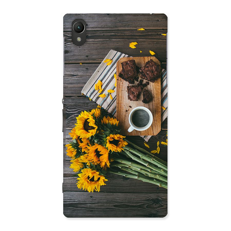 Coffee and Flowers Back Case for Sony Xperia Z1