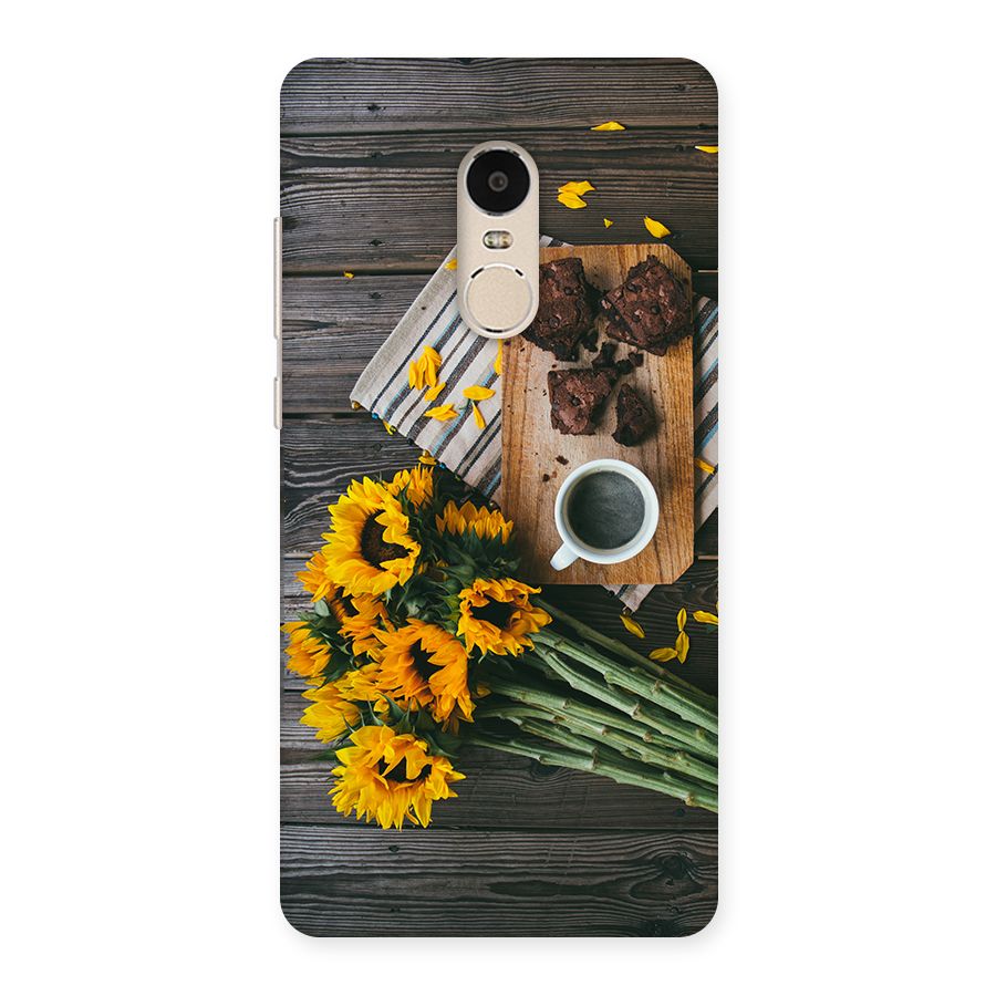 Coffee and Flowers Back Case for Xiaomi Redmi Note 4