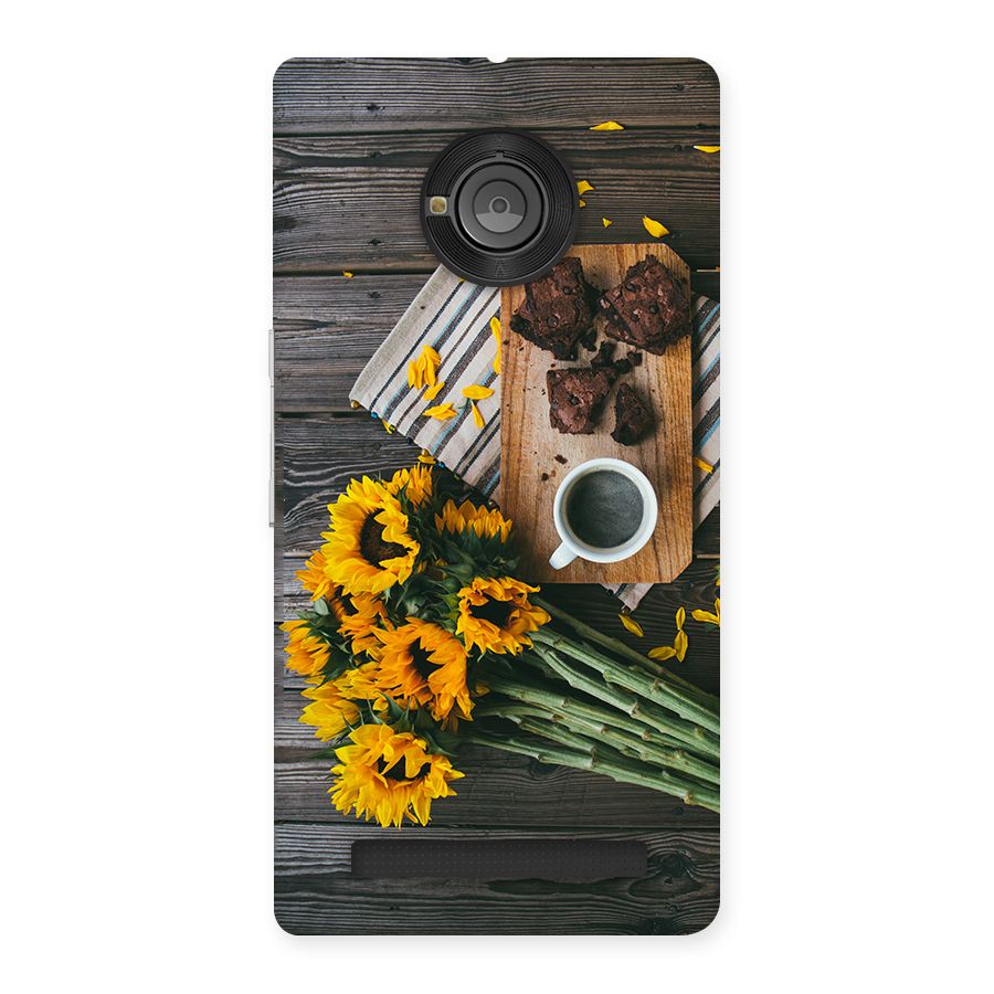 Coffee and Flowers Back Case for Yu Yunique