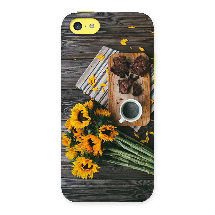 Coffee and Flowers Back Case for iPhone 5C