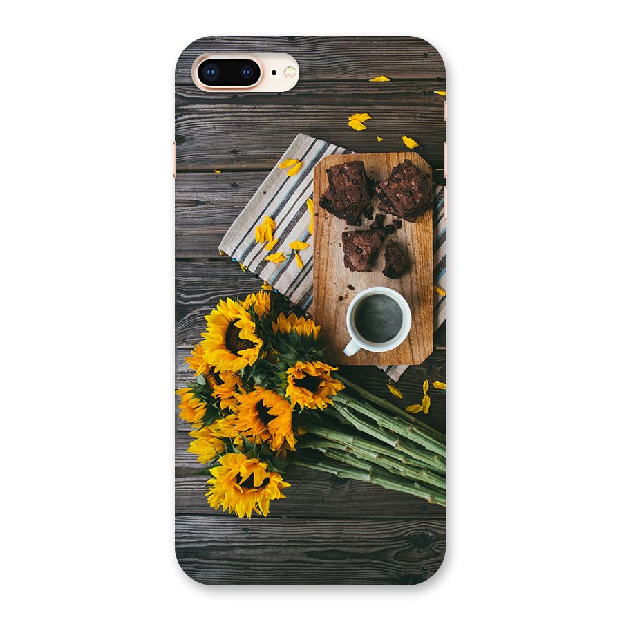 Coffee and Flowers Back Case for iPhone 8 Plus