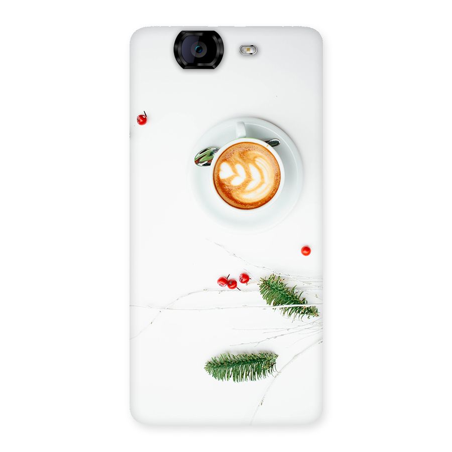 Coffee and Leafs Back Case for Canvas Knight A350