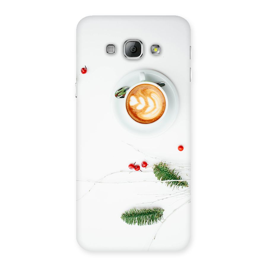 Coffee and Leafs Back Case for Galaxy A8