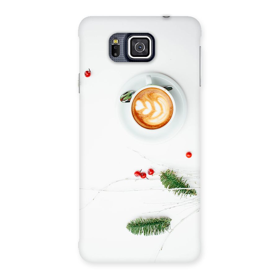 Coffee and Leafs Back Case for Galaxy Alpha