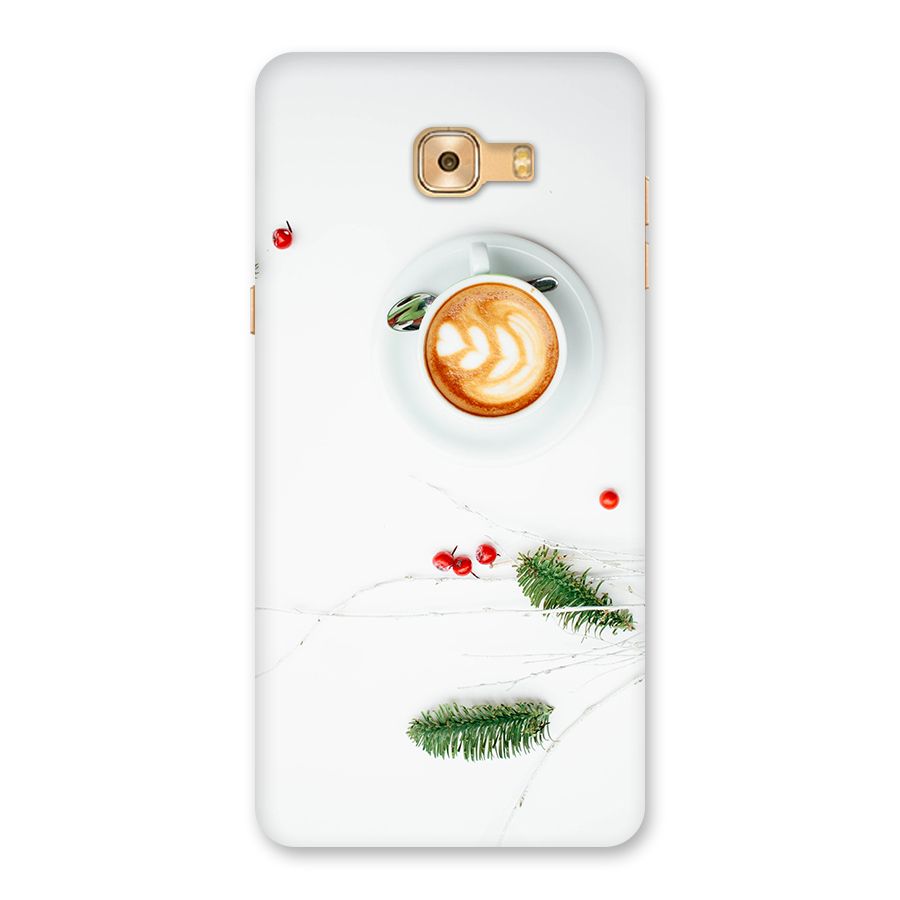 Coffee and Leafs Back Case for Galaxy C9 Pro