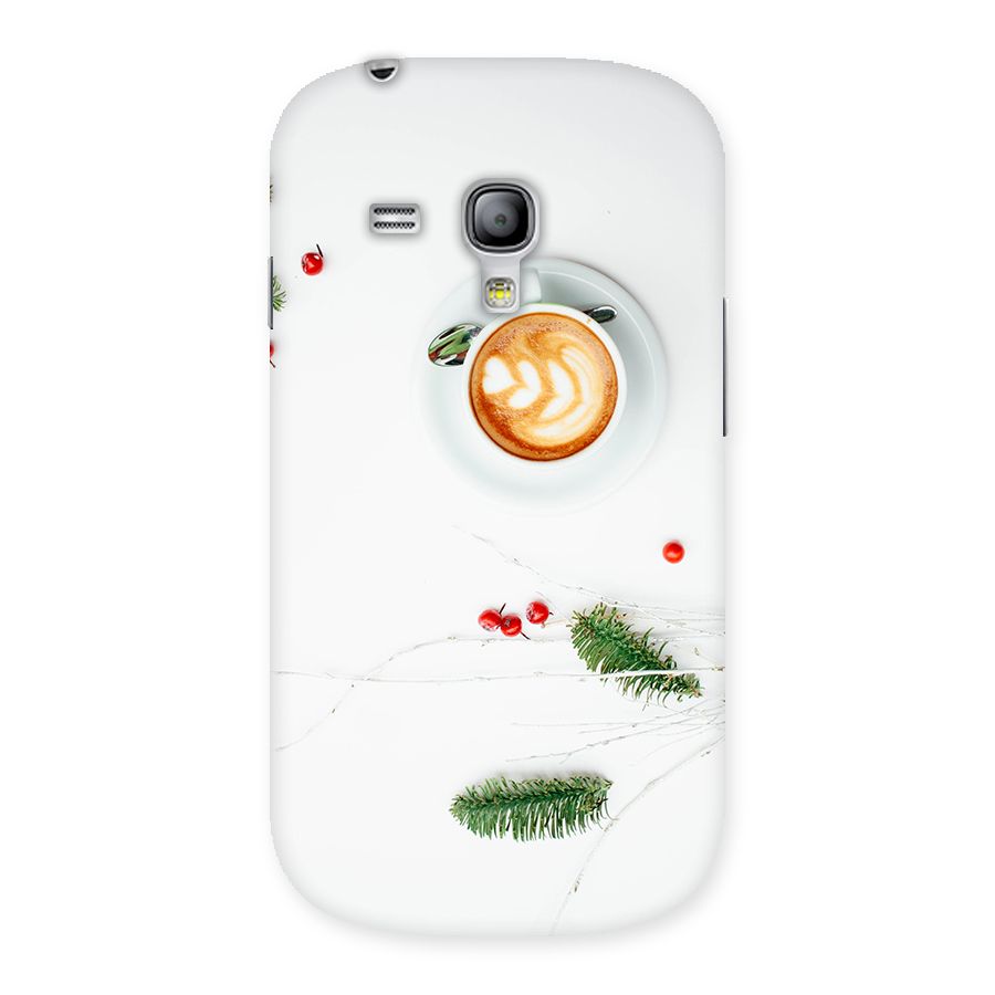 Coffee and Leafs Back Case for Galaxy S3 Mini