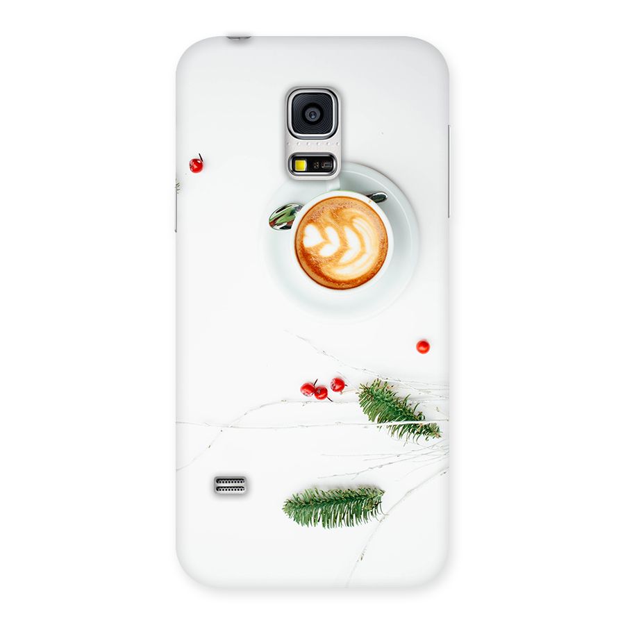 Coffee and Leafs Back Case for Galaxy S5 Mini
