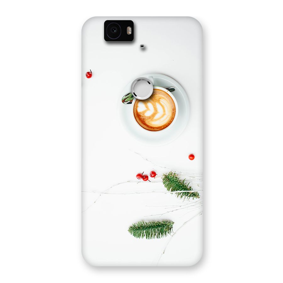 Coffee and Leafs Back Case for Google Nexus-6P