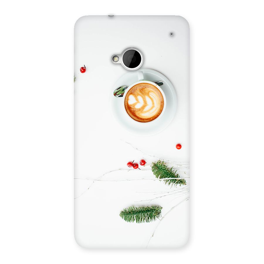 Coffee and Leafs Back Case for HTC One M7