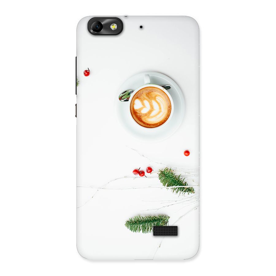 Coffee and Leafs Back Case for Honor 4C