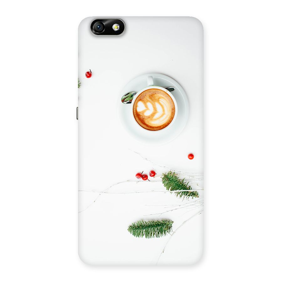 Coffee and Leafs Back Case for Honor 4X