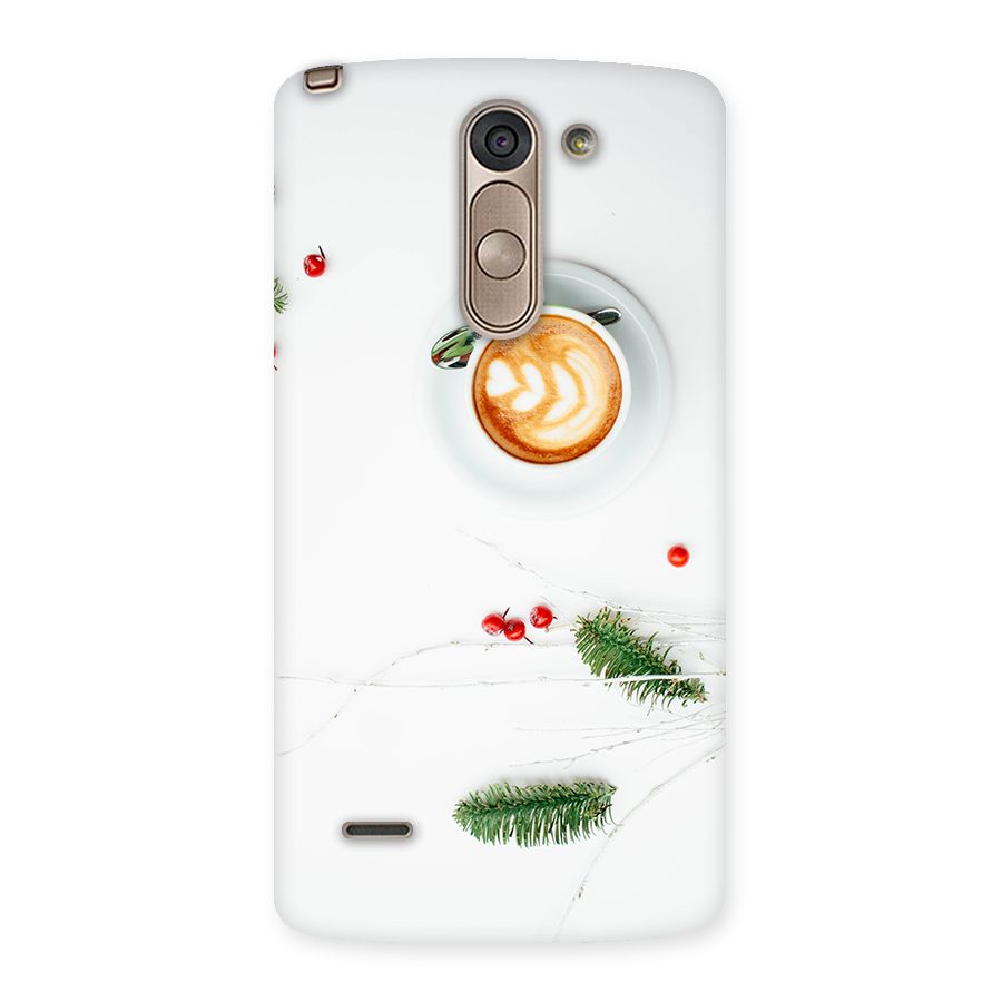 Coffee and Leafs Back Case for LG G3 Stylus