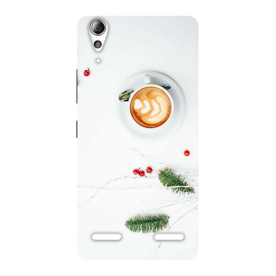 Coffee and Leafs Back Case for Lenovo A6000 Plus
