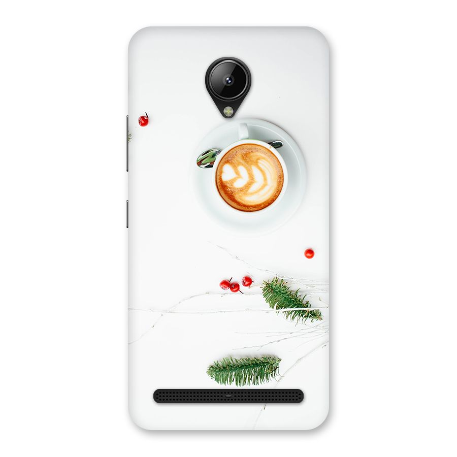 Coffee and Leafs Back Case for Lenovo C2