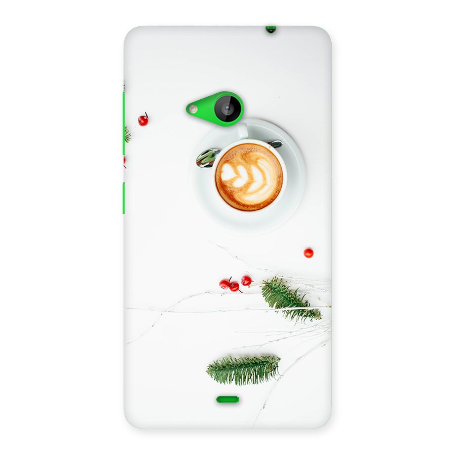 Coffee and Leafs Back Case for Lumia 535