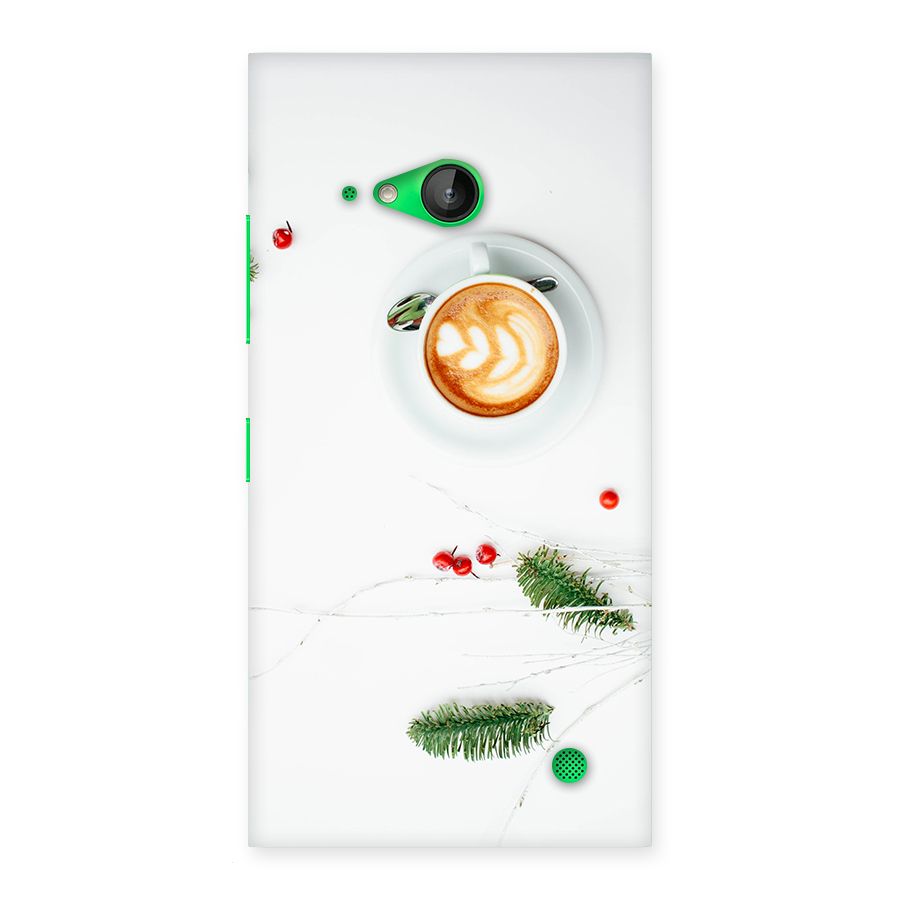 Coffee and Leafs Back Case for Lumia 730