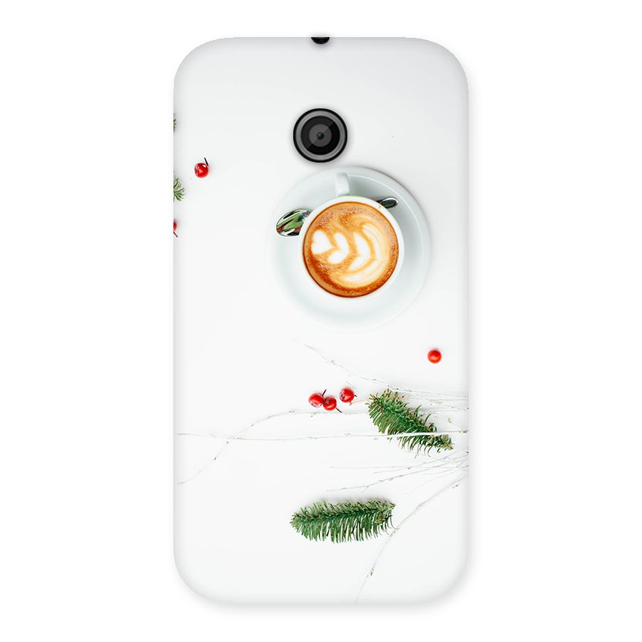 Coffee and Leafs Back Case for Moto E